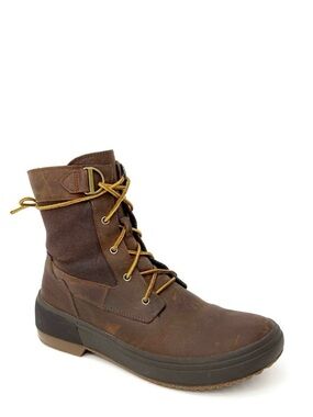 Merrell Haven Mid Lace-up Boots Waterproof Oak Brown Leather Women’s Size 7.5